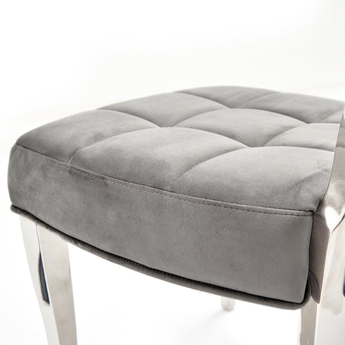 Denver Dining Chair - Silver